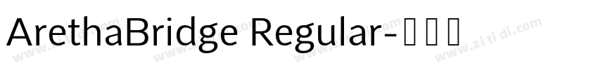 ArethaBridge Regular字体转换